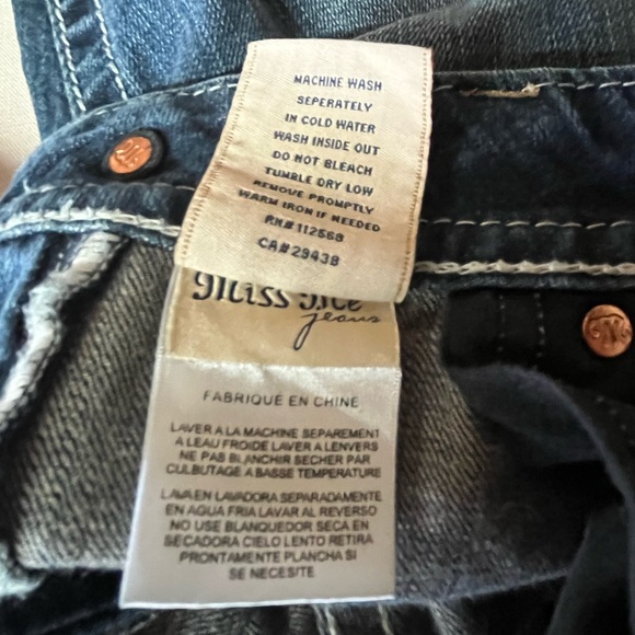 Miss Me Capri Jeans Flyer de lis size 28 - Picture 5 of 13